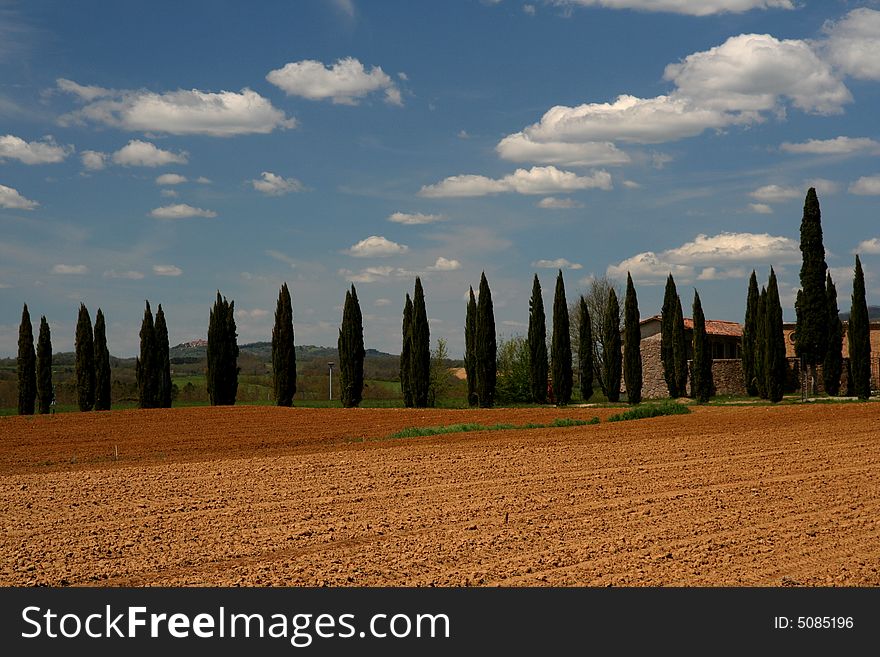 Landscape in San Galgano - Tuscany - Italy. Landscape in San Galgano - Tuscany - Italy