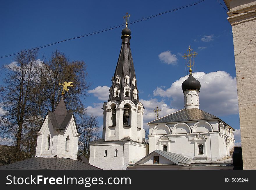 Temple Spasskii in Kotovo near Moscow. Temple Spasskii in Kotovo near Moscow