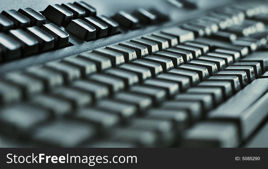 Detail - photo of a keyboard. Detail - photo of a keyboard