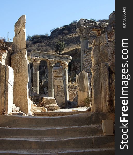 Columns city of Ephesus