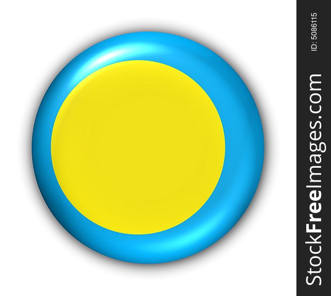 World Flag Button Series - Oceania - Palau (With Clipping Path). World Flag Button Series - Oceania - Palau (With Clipping Path)