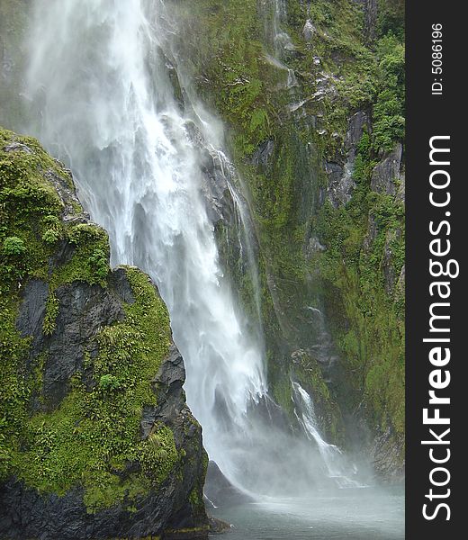 Bowen Falls ,Milford Sound,South Island,New Zealand. Bowen Falls ,Milford Sound,South Island,New Zealand