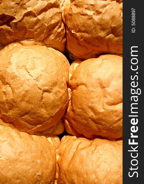 Crusty bread rolls