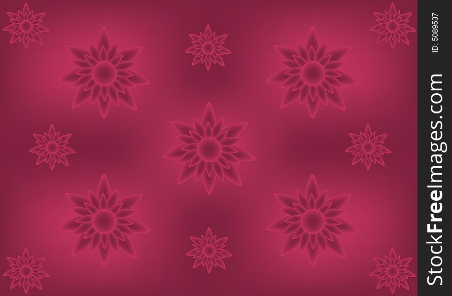 Background illustration of red flower pattern. Background illustration of red flower pattern