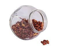 Roasted Peanuts In Glass Stock Images Roasted Peanuts In Glass Stock Images