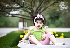 Girl In Flower Garden8 Stock Images Girl In Flower Garden8 Stock Images