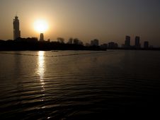 Xuanwu Park Sunset 2 Stock Photos Xuanwu Park Sunset 2 Stock Photos