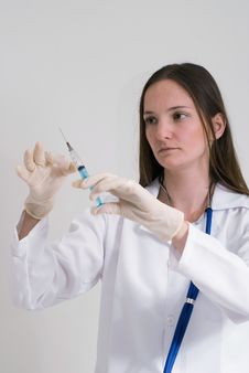 Medicine In A Syringe Royalty Free Stock Photography Medicine In A Syringe Royalty Free Stock Photography