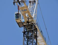 Industrial Consruction Crane Royalty Free Stock Image Industrial Consruction Crane Royalty Free Stock Image