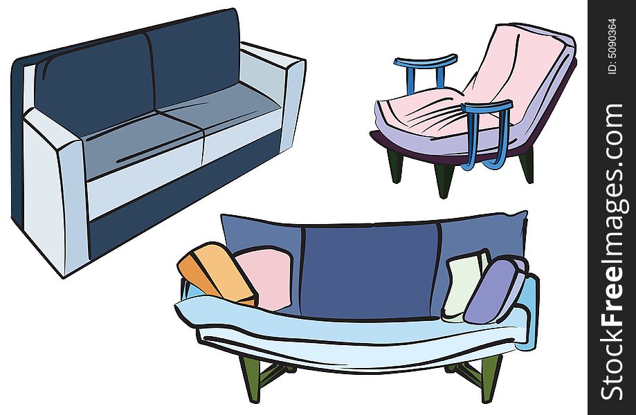 Sofa group objects