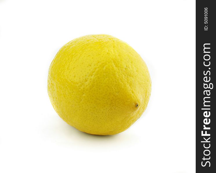 Lemon Isolated On White