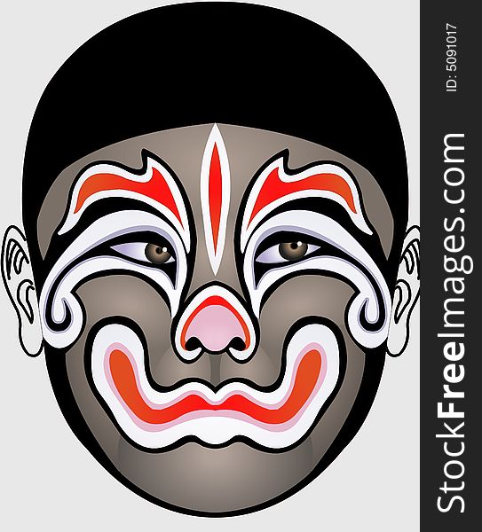 Chinese Opera Face