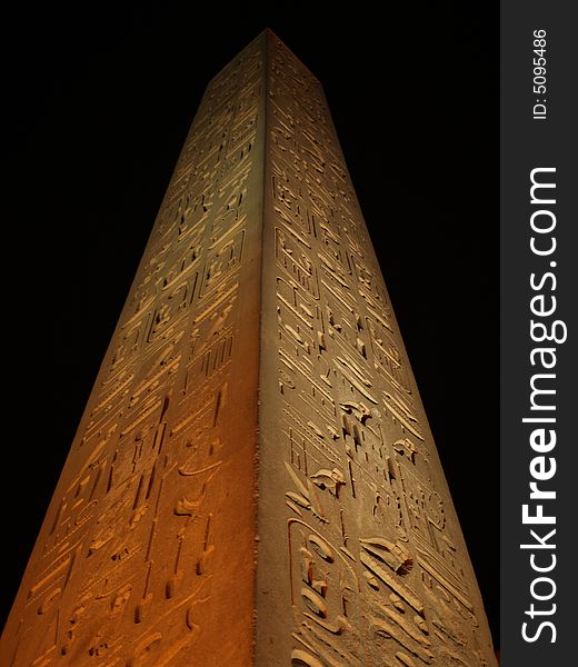 Obelisk. Luxor Temple.