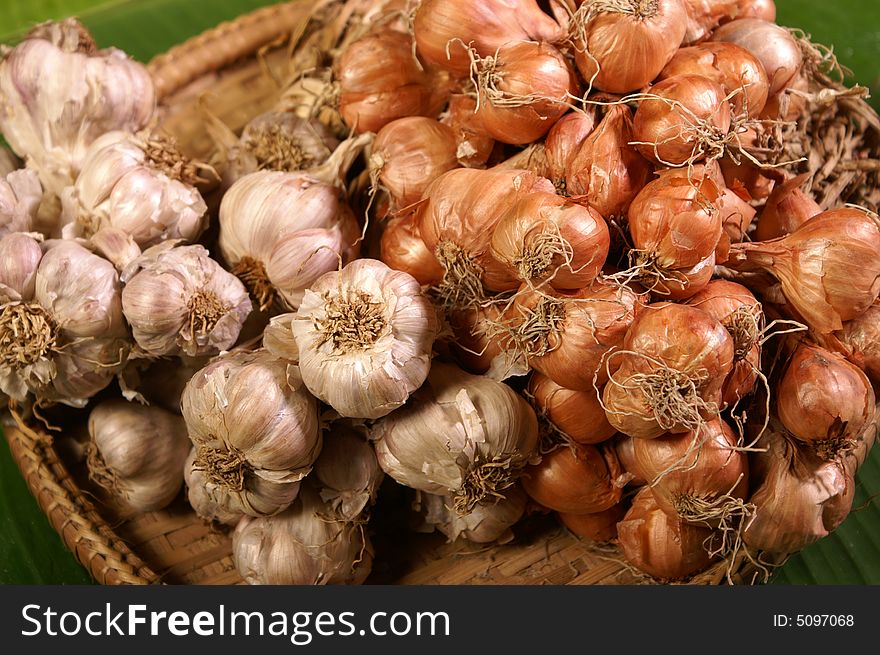 Onion And Garlics
