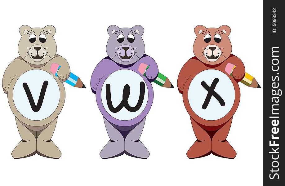 Alphabet By The Bears
