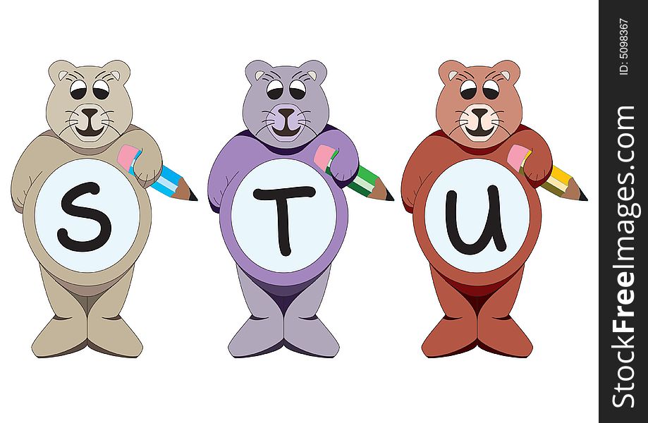 Alphabet By The Bears