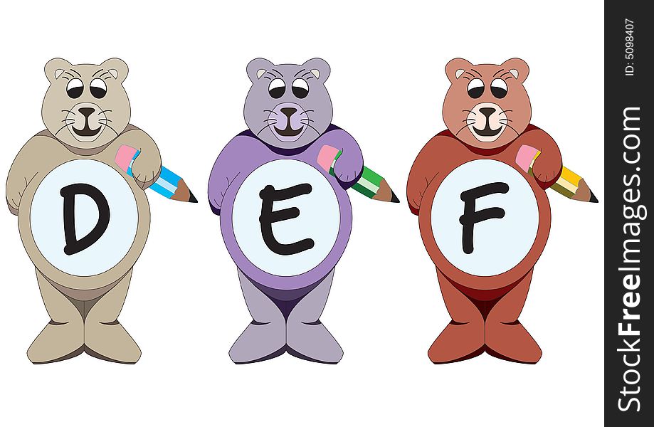 Alphabet By The Bears