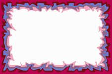 Blue Crimson Border Royalty Free Stock Photography Blue Crimson Border Royalty Free Stock Photography