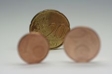 EURO Cent - 4 Stock Image