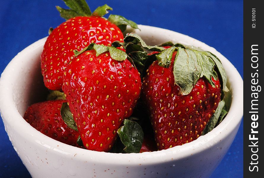 Strawberries In a bowl