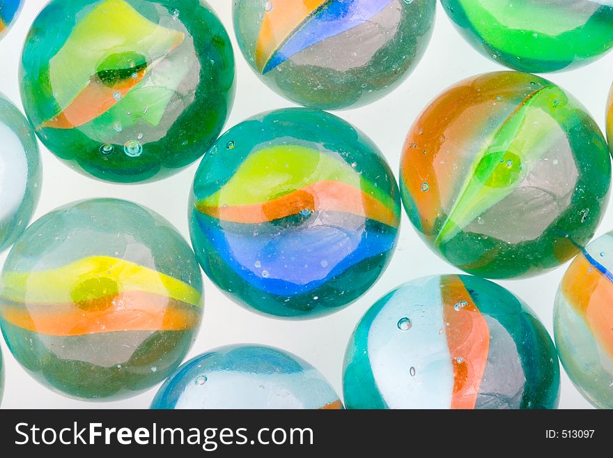 Marbles of different colors