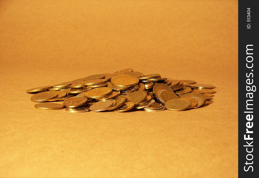Pile of coins. Pile of coins