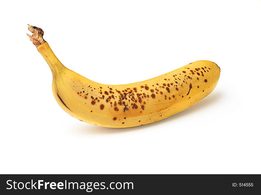 Banana isolated on white backgriund. Banana isolated on white backgriund