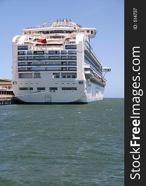 Cruise Ship In Dock