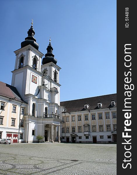 Digital photo of the abbey kremsmuenster in austria.