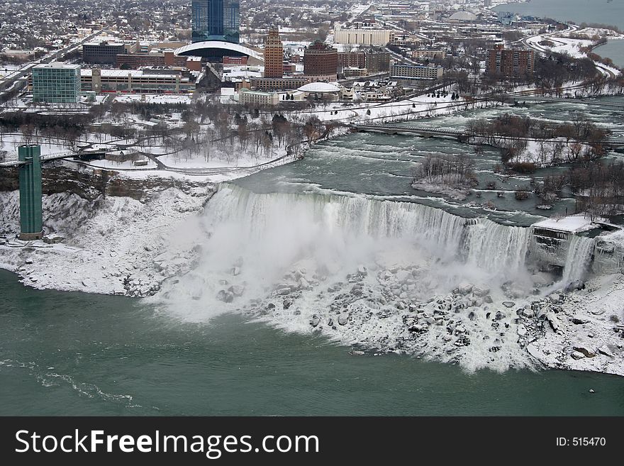 Niagara Falls - Aerial View. Niagara Falls - Aerial View