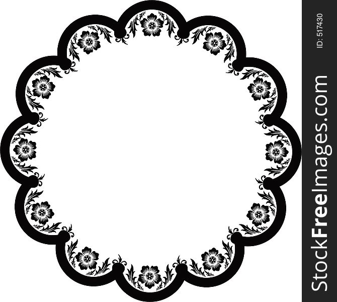 Decorative frame, vector