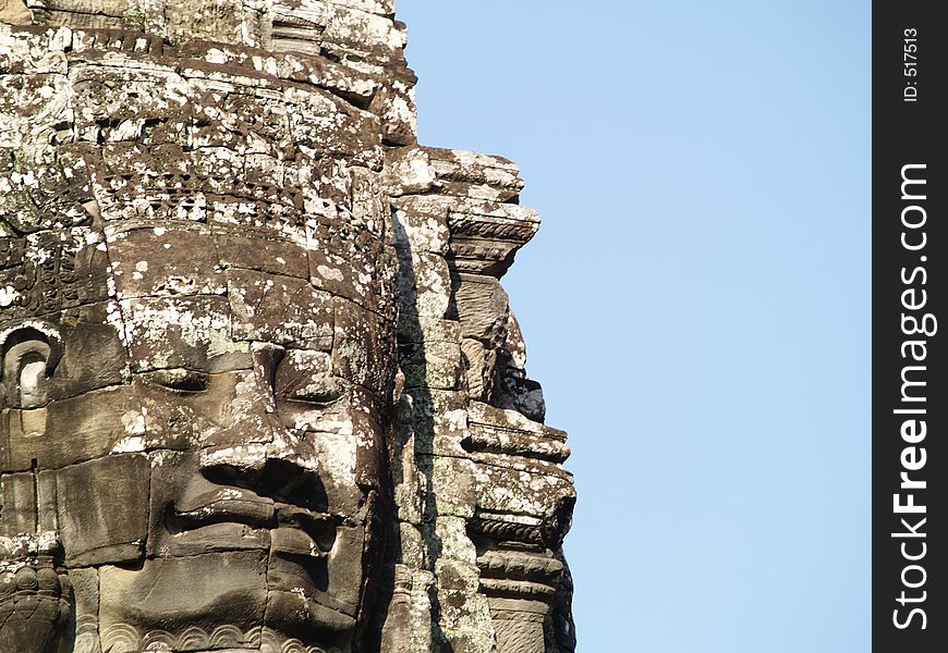 Buddha images at Angkor Thom, Cambodia. Buddha images at Angkor Thom, Cambodia