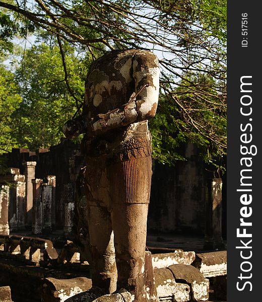 Statue at Angkor Thom. Cambodia. Statue at Angkor Thom. Cambodia
