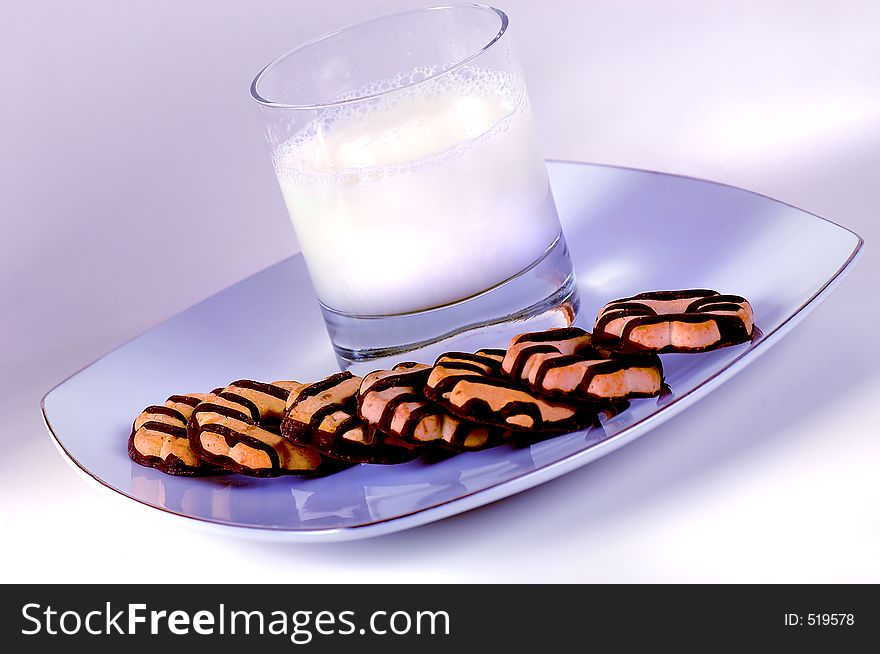 Cookies and a Glass of Milk. Cookies and a Glass of Milk