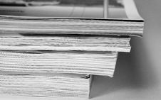 Stack Of Magazines Stock Photo Stack Of Magazines Stock Photo