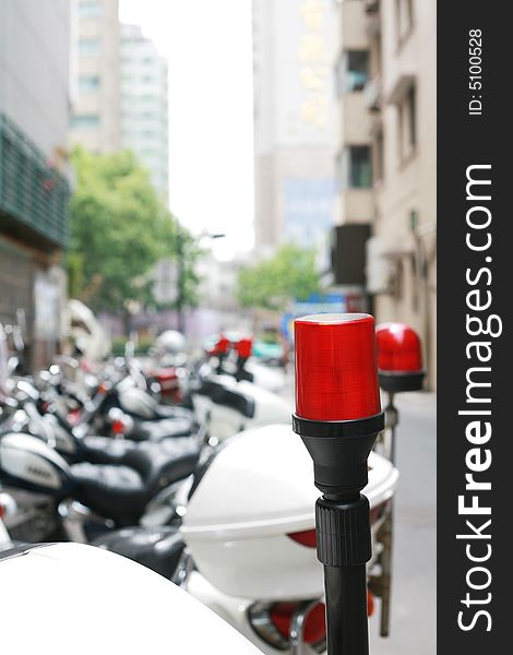 Police Motorcycle Light