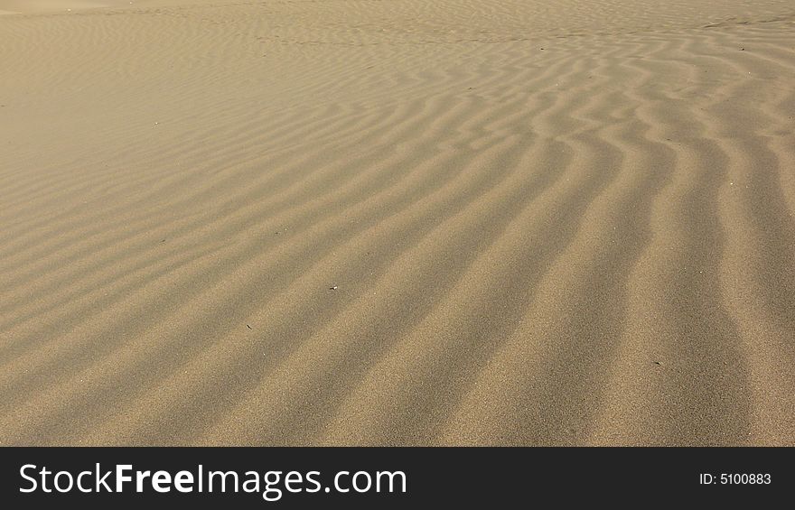 Texture of sand.View of  Canaries dunes in the Gran Canaria's island. Texture of sand.View of  Canaries dunes in the Gran Canaria's island