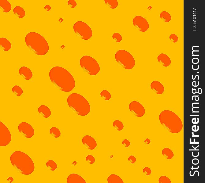 Orange wallpaper or background with a lot of 3d circles. Just think they are u.f.o.s. Orange wallpaper or background with a lot of 3d circles. Just think they are u.f.o.s.