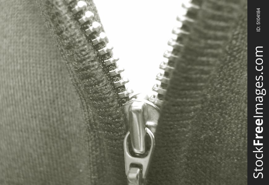 Zipper, macro color clothes, background