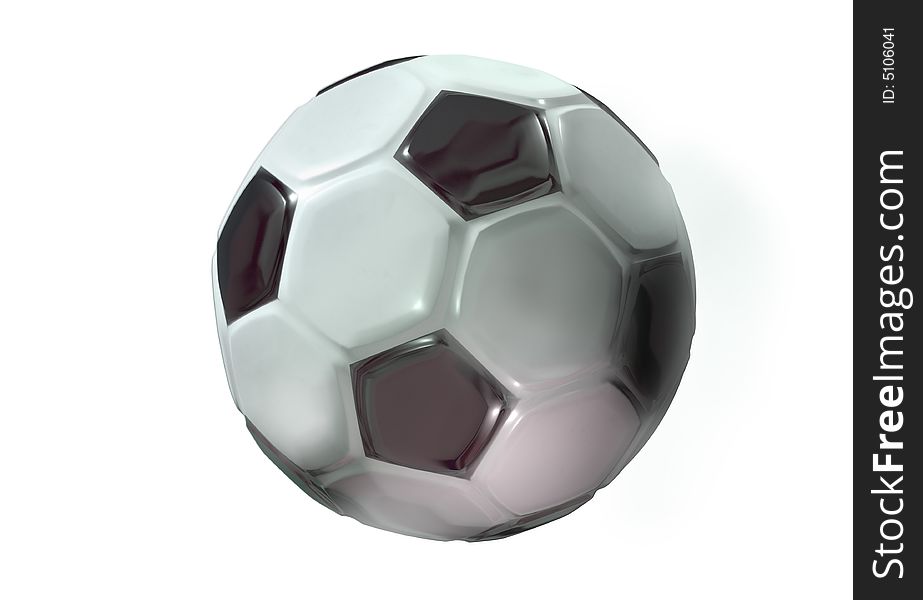 Illustration of a soccer ball. Illustration of a soccer ball