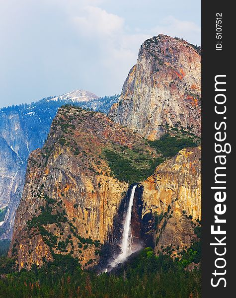 Bridalveil Fall in Yosemite National Park