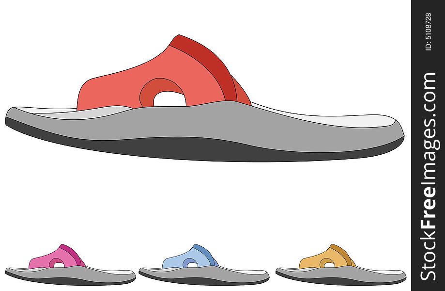 Shoes In Different Color