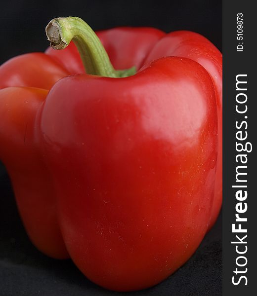A big red capsicum or pepper