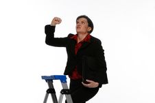 Banging On The Glass Ceiling Royalty Free Stock Photo Banging On The Glass Ceiling Royalty Free Stock Photo