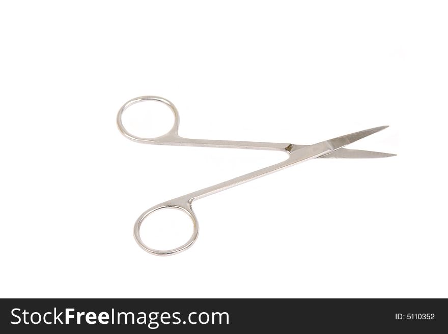 Stainless Steel Scissors isolated on white