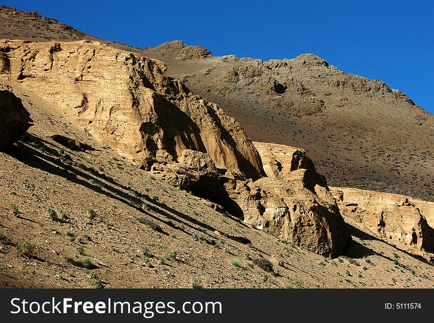 The desolate mountain and wilderness of Ganzi Tibetan Autonomous Prefecture,Tibet,China. The desolate mountain and wilderness of Ganzi Tibetan Autonomous Prefecture,Tibet,China.