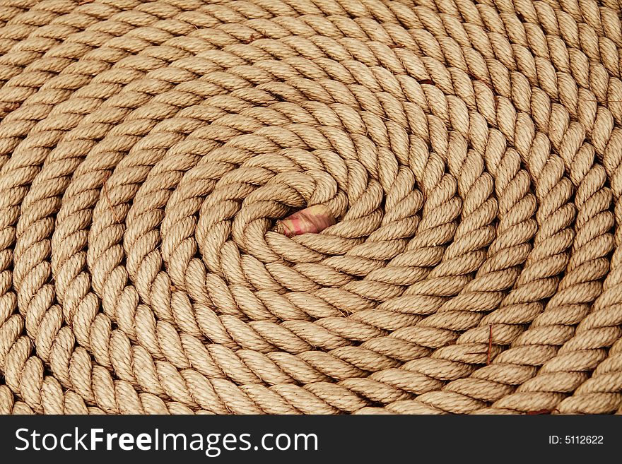 A rope made of hemp