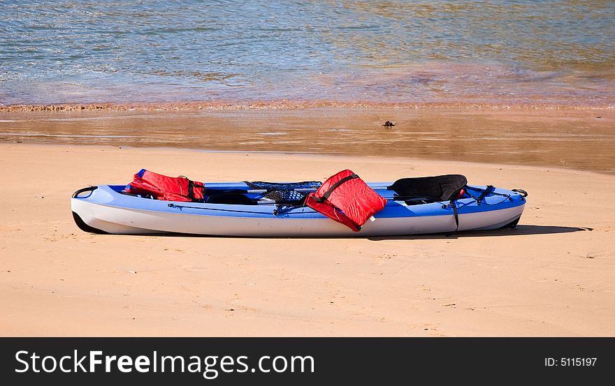 Kayak at beach