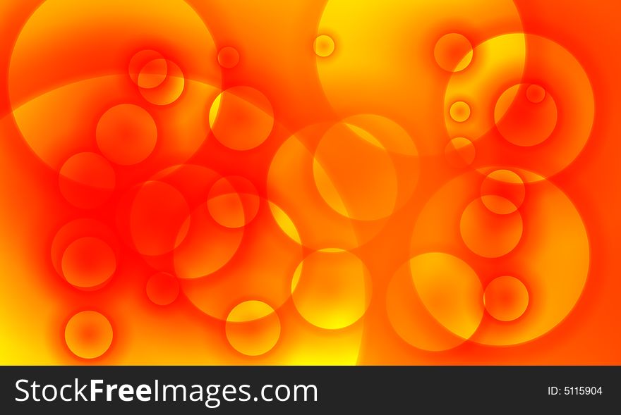 A abstract background image made up of colourful circles. A abstract background image made up of colourful circles.