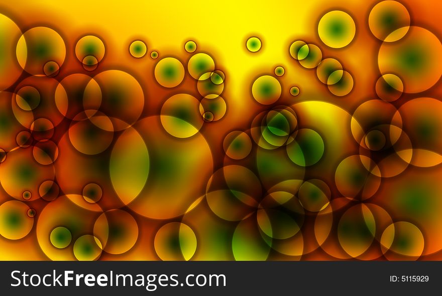 A abstract background image made up of colourful circles. A abstract background image made up of colourful circles.